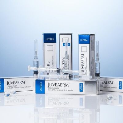 Injeção facial Juvederm Dermal Filler Longevidade 9-12 meses Ultra3 Ultra4 Volume Perfeito para refinamento do contorno facial