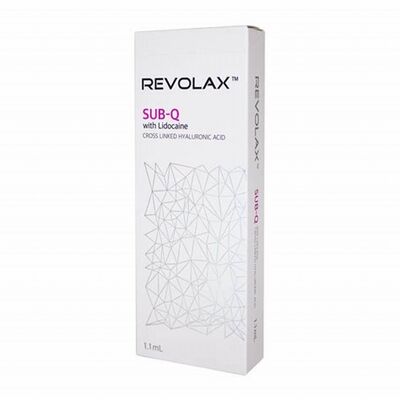 Preenchedor Dérmico Revolax Deep Sub-Q Injeção profundidade Derme Média a Profunda para Restauração de Volume Facial e Redução de Rugas
