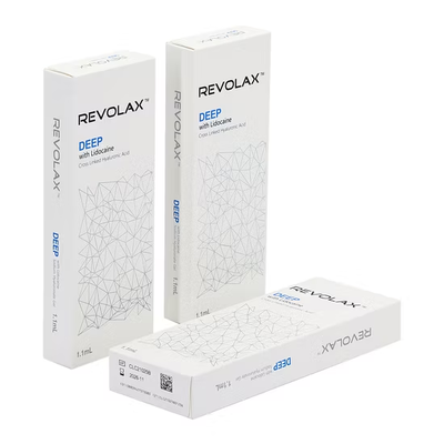 Gel suave e elásticoConstância de gel Revolax Dermal Filler Feito fundo sub-Q Injetável Gel de armazenamento a 2-25°C Ideal para restauração do volume facial