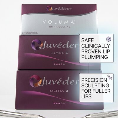 Preenchedor Juvederm para Mandíbula com Ácido Hialurônico para Lifting da Parte Inferior do Rosto e Correção de Papada 24mg/ml