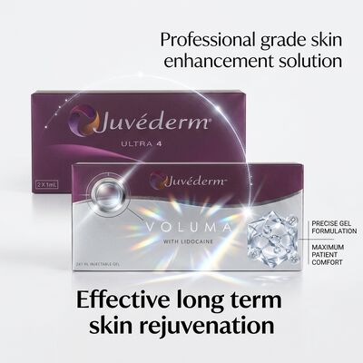 Preenchedor Juvederm para Mandíbula com Ácido Hialurônico para Lifting da Parte Inferior do Rosto e Correção de Papada 24mg/ml