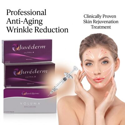 Preenchedor Juvederm Ultra 4 para Queixo Ácido Hialurônico Preenchedor Dérmico para Contorno da Mandíbula 24mg/ml