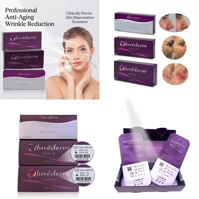 Preenchedor Juvederm Ultra 4 para Queixo Ácido Hialurônico Preenchedor Dérmico para Contorno da Mandíbula 24mg/ml