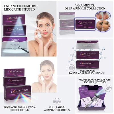 Preenchedor Juvederm Voluma para Bochechas Ácido Hialurônico Cross-Linked Preenchedor Dérmico para Lifting de Volume do Terço Médio da Face