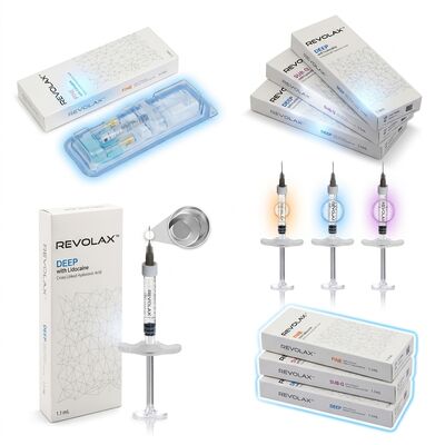 Revolax Preenchimento da testa fina Monofásico de Ácido Hialurónico Preenchimento dérmico 1.1 ml para correção da linha da testa
