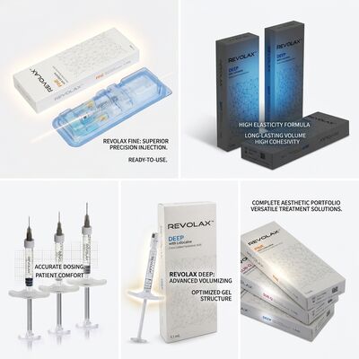 Revolax Preenchimento da testa fina Monofásico de Ácido Hialurónico Preenchimento dérmico 1.1 ml para correção da linha da testa