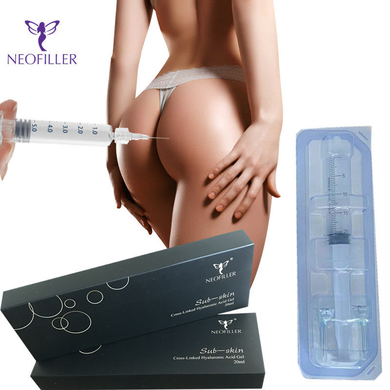 Da nádega cutânea do enchimento de Subskin 10ml 20ml 50ml enchimento puro injetável ácido hialurónico do soro do Ha