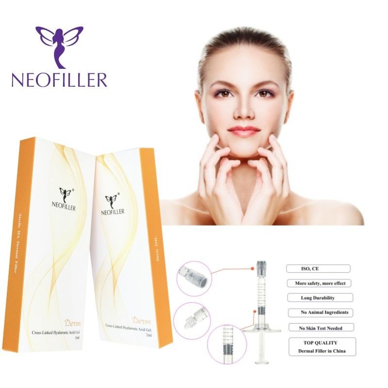 1ml 2ml Hyaluron Lip Filler After Care Nariz Lip Injection Ácido Hialurônico Preenchimento Dérmico