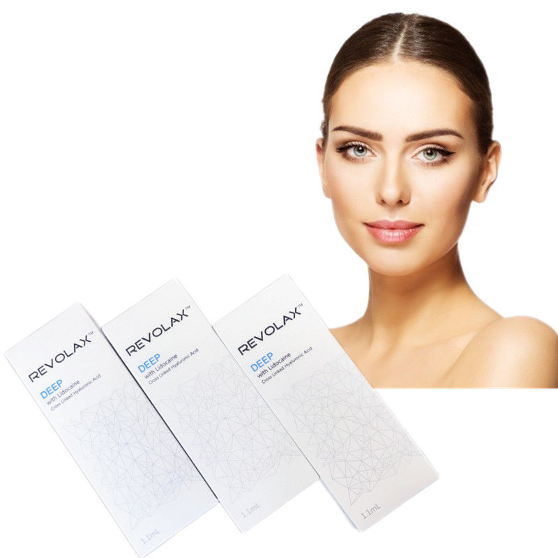 1,1 ml Facial Line Restore Youth Preenchimento dérmico Revolax Ácido hialurônico reticulado