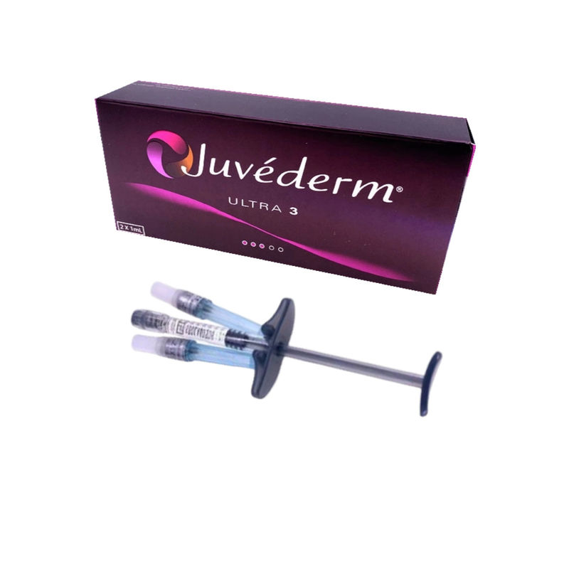 Injecções de Gel de Hialuronato Juvederm Filler Dermico Ultra 3 Ultra 4 Voluma Para Rosto