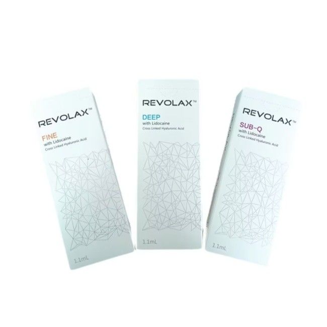 Revitalizante Filler Facial de Ácido Hialurónico pela Revolax para 6-12 meses de brilho jovem
