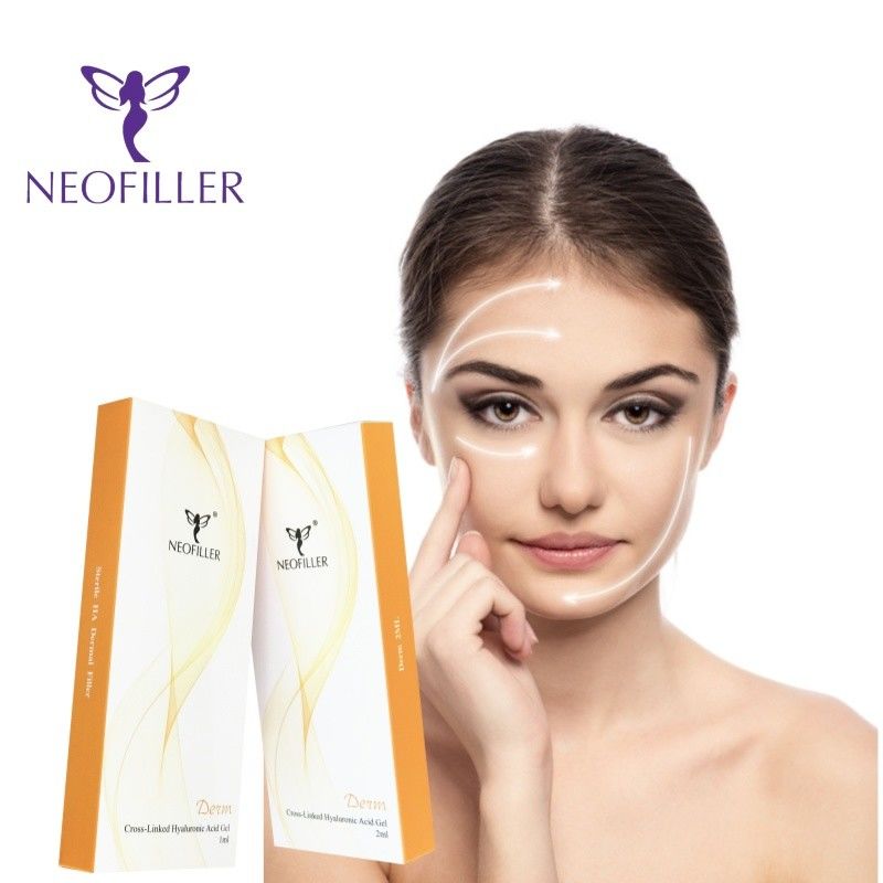 Neofiller Hipodermal Facial Dermal Filler Cross Linked 24 mg/ ml Concentração 9-12 meses Longevidade