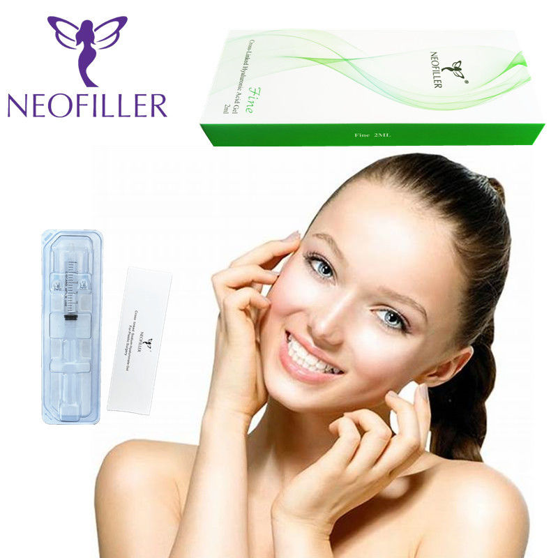 Neofiller Filler dérmico de ácido hialurónico transparente para injecções faciais com 9-12 meses de longevidade