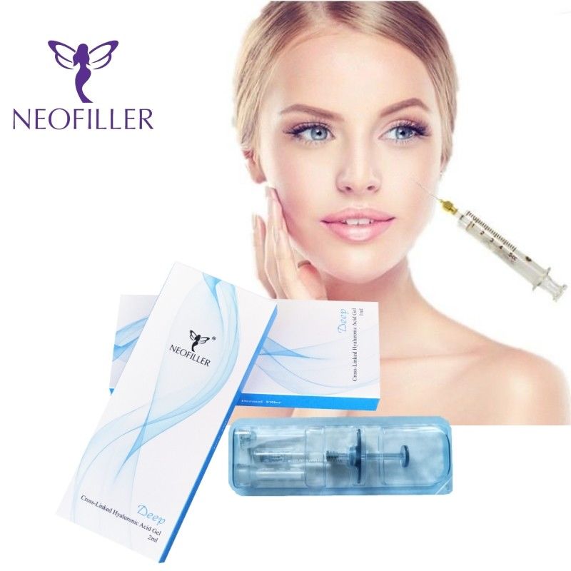 Lípidos de alta qualidade de grau médico para rosto com enchimento cutâneo profundo de ácido hialurónico 1ml 2ml 5ml