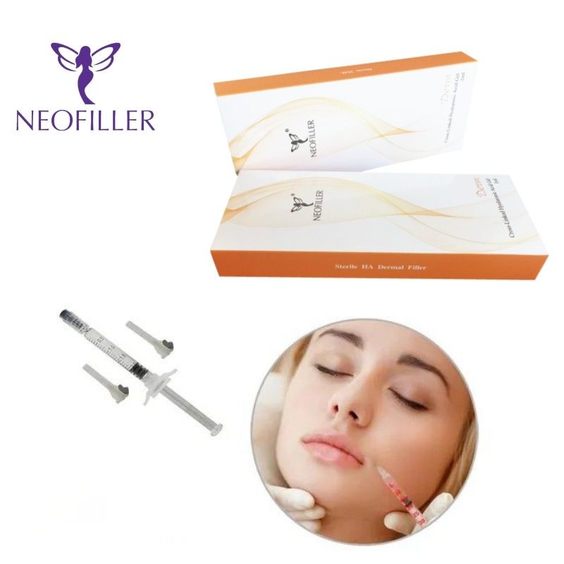 Neofiller 2ml ácido hialurônico preenchimento dérmico Lido gel injetável realce de rejuvenescimento facial