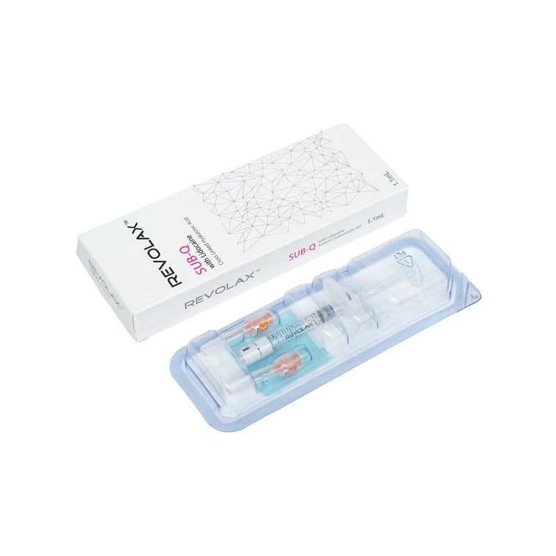 1.1 ml Enchimentos de Lábios Dermicos Revolax Fine Deep Sub-Q para Injecção de Ácido Hyalurónico Anti- Rugas