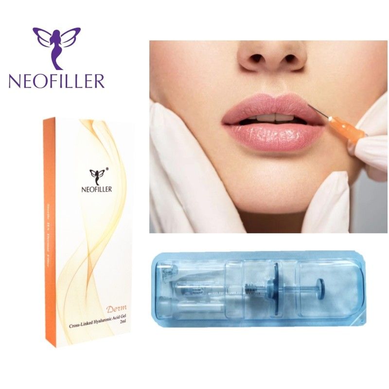 1 ml de Hyaluronic Acid Dermal Filler Gel Injetável 9-12 meses Rejuvenescimento Natural Melhoria facial