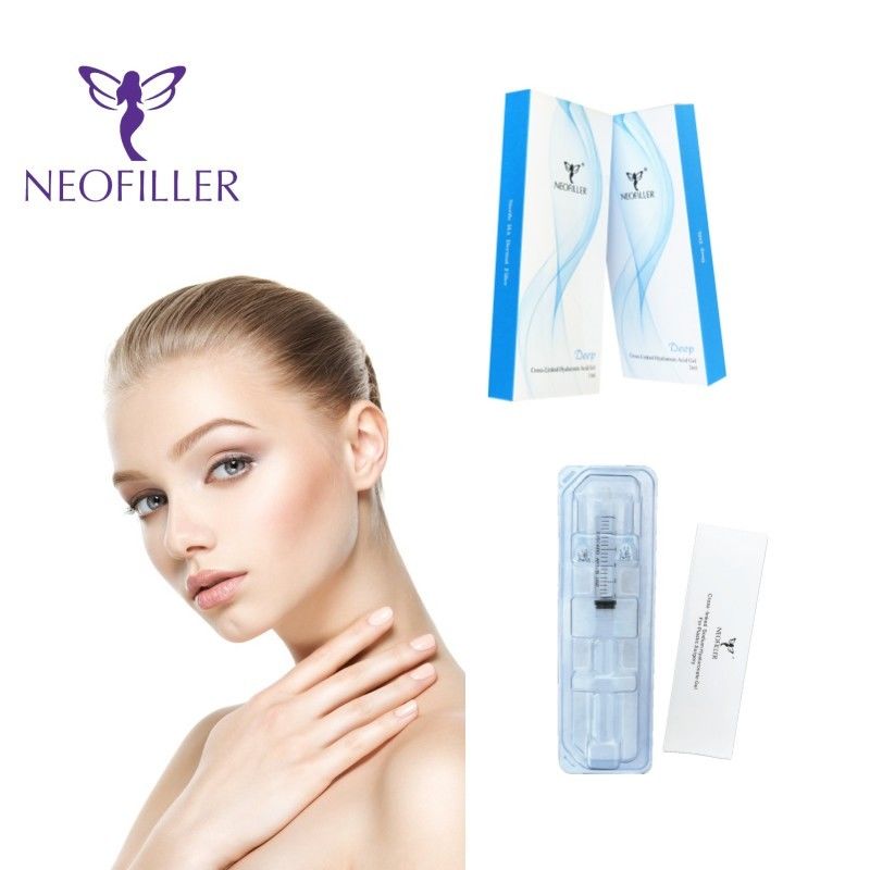 Neofiller 24 mg- ml Ácido hialurónico Preenchimento Dermológico Gel Injetável Reduzir rugas Melhoramento facial