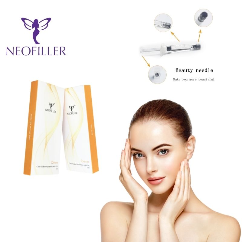 Neofiller ácido hialurônico preenchimento dérmico gel injetável redução de rugas faciais aumento de longevidade de 9-12 meses