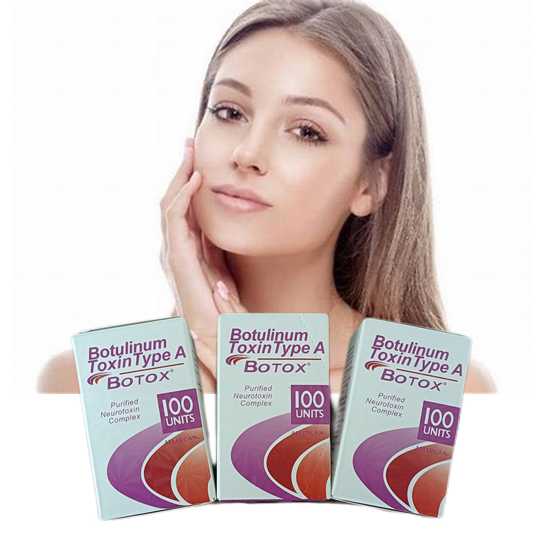 Preenchimentos dérmicos quentes Botox Anti Rugas Faciais Toxina Botulínica 100 Unidades