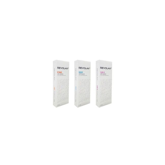 Experimente 6-12 meses de pele jovem com preenchimento dérmico Revolax e ácido hialurônico