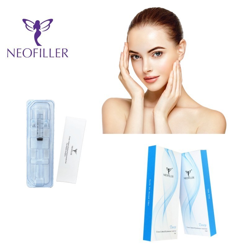Ácido Hialurónico Transparente Preenchimento Dermológico Gel Injetável Melhoramento da Pele Rejuvenescimento Facial Tratamento