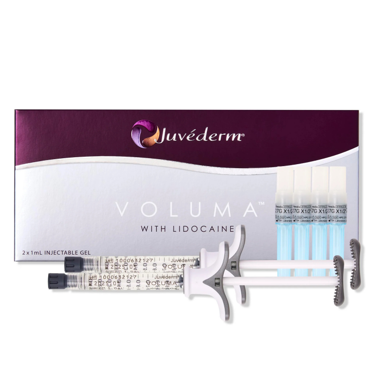 Anti- Aging Juvederm Dermal Filler 2×1ml Embalagem com Ultra3 Ultra4 Voluma Ácido Hialurónico Gel Injetável