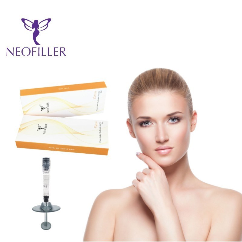 Temperatura ambiente 24mg-ml Ácido hialurónico Filler Dermológico Gel Injetável 9-12 meses Melhoria da longevidade