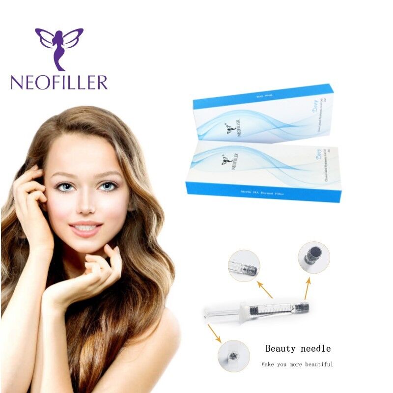 Neofiller 24 mg- ml Ácido hialurónico Preenchimento dérmico Seringa estéril Gel injetável Aumentador da injecção facial
