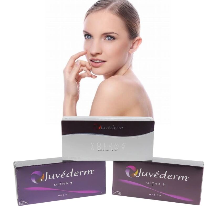 Restauração de volume Juvederm preenchimento dérmico gel injetável de ácido hialurônico realce de aparência natural