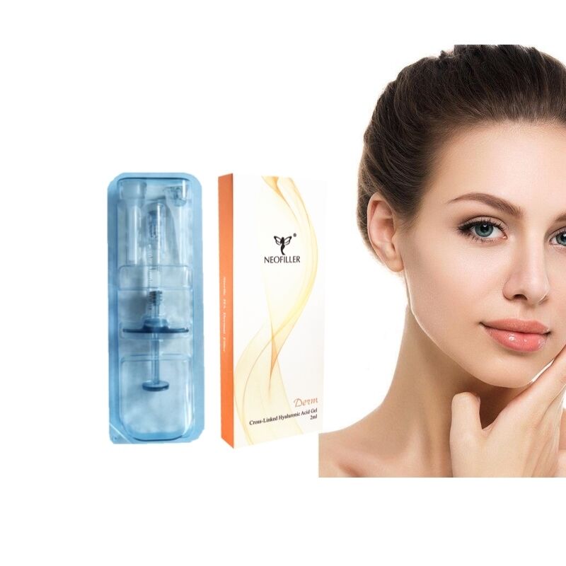 Hyaluronic Acid Dermal Facial Filler 24mgml Concentração Longevidade 9 a 12 meses Adequado para aumento de tecido mole