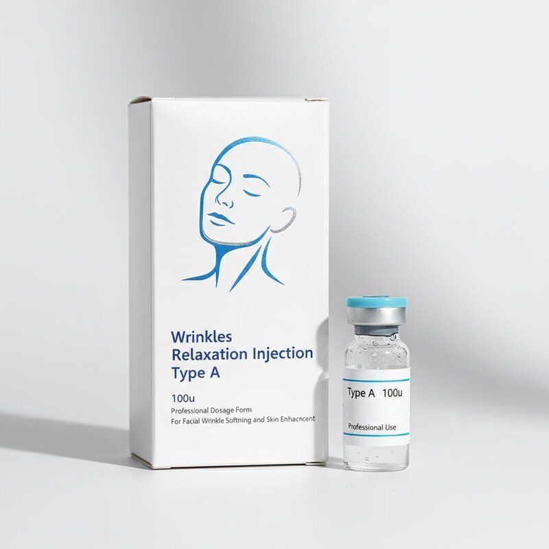 Injecção de relaxamento de rugas Tipo A 100 u Forma de dosagem profissional para suavização de rugas faciais e melhora da pele