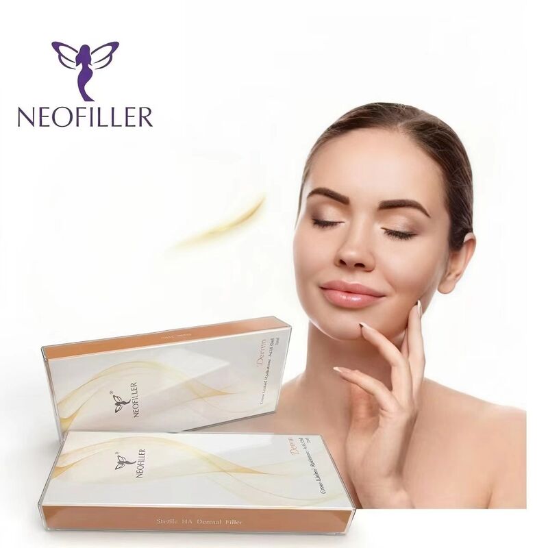 Neofiller ácido hialurônico preenchimento dérmico lábios faciais nariz bochecha gel injetável 2-25 celsius solução de armazenamento de temperatura