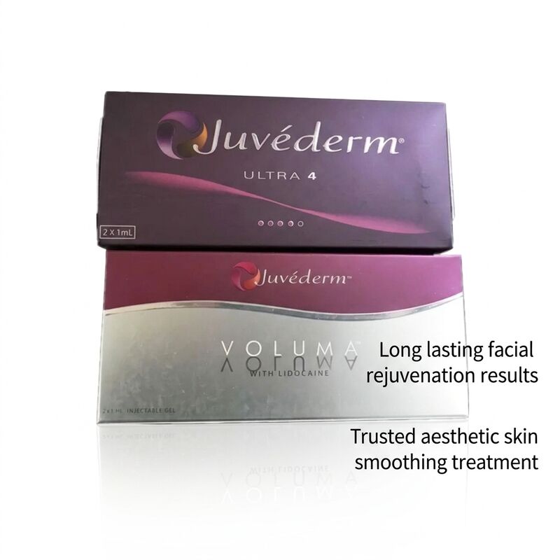 Gel Juvederm Dermal Filler 1 ml Seringa Local de injecção facial Ideal para procedimentos de rejuvenescimento facial e restauração do volume