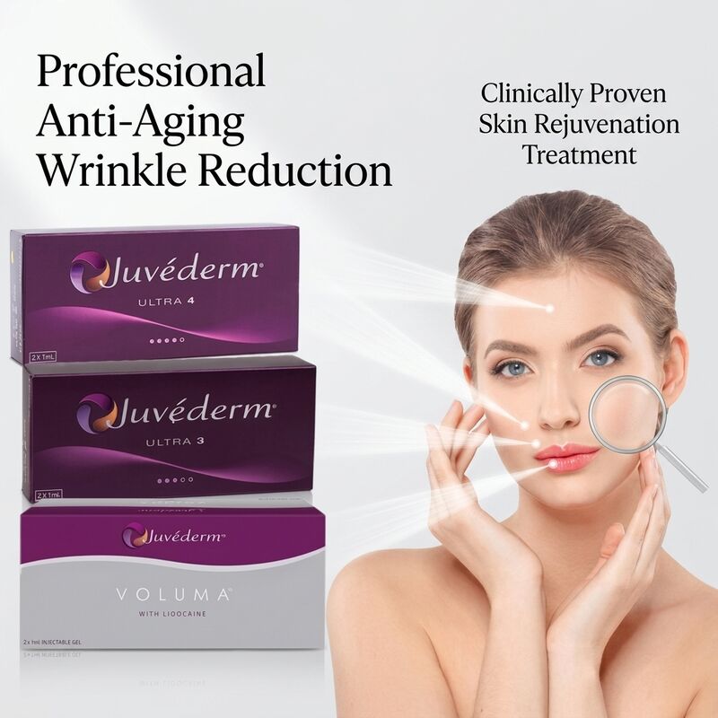 Injeção facial Juvederm Dermal Filler Longevidade 9-12 meses Ultra3 Ultra4 Volume Perfeito para refinamento do contorno facial