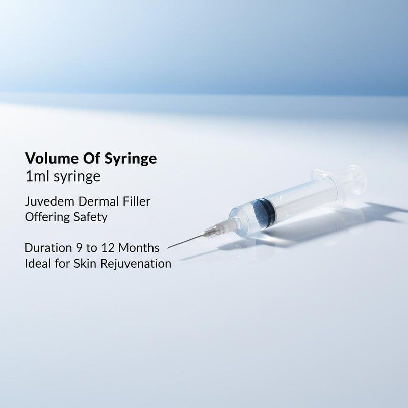 Volume da seringa 1ml seringa Juvederm Dermal Filler Oferecendo Segurança Duração 9 a 12 Meses Ideal para Rejuvenescimento da Pele