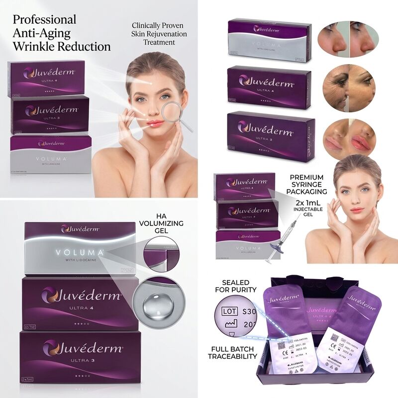 Preenchedor Juvederm Voluma para Bochechas Ácido Hialurônico Cross-Linked Preenchedor Dérmico para Lifting de Volume do Terço Médio da Face