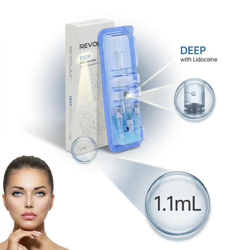 Revolax Sub-Q Nose Filler Monophasic Hyaluronic Acid Dermal Filler 1.1ml for Non-Surgical Rhinoplasty